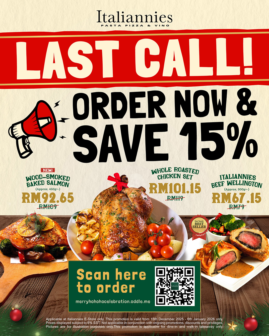 Last Call for Christmas!