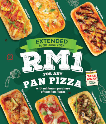 RM1 for any Pan Pizza