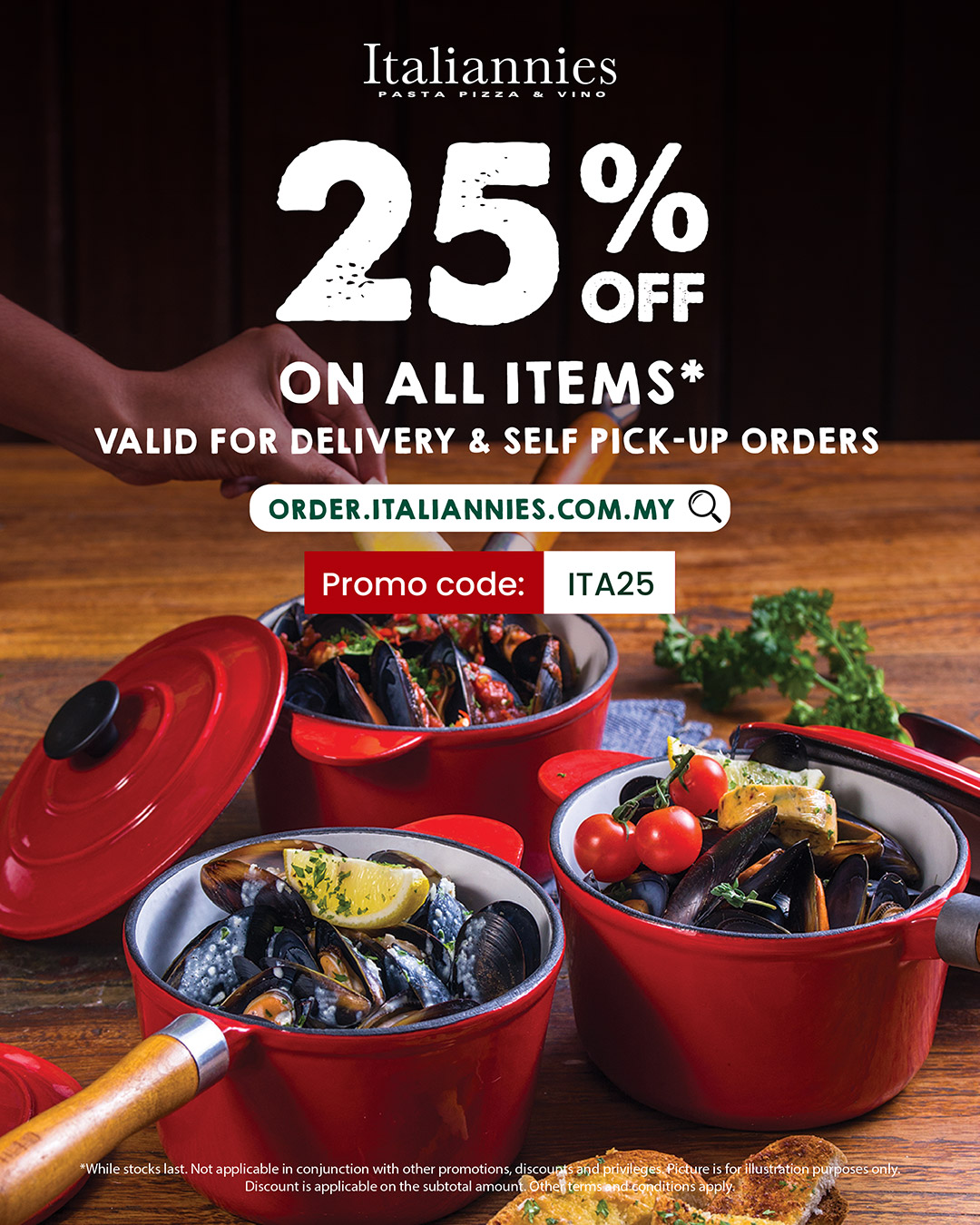 25% OFF All Items