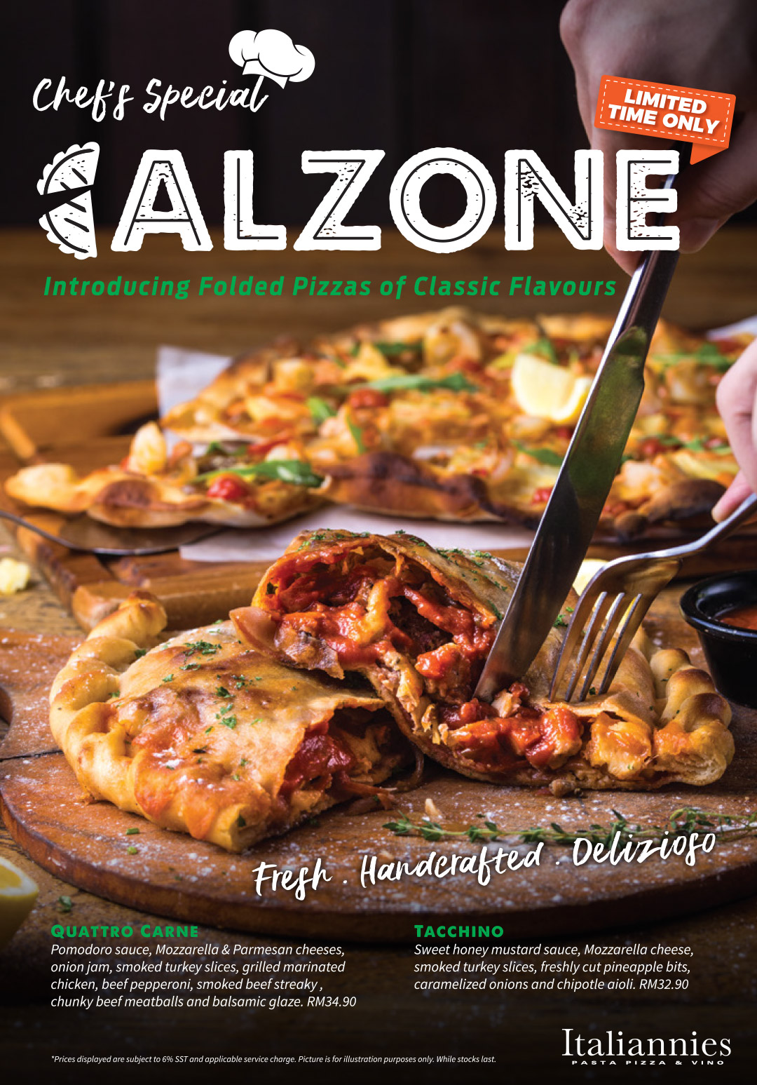 Calzone - Folded Pizzas