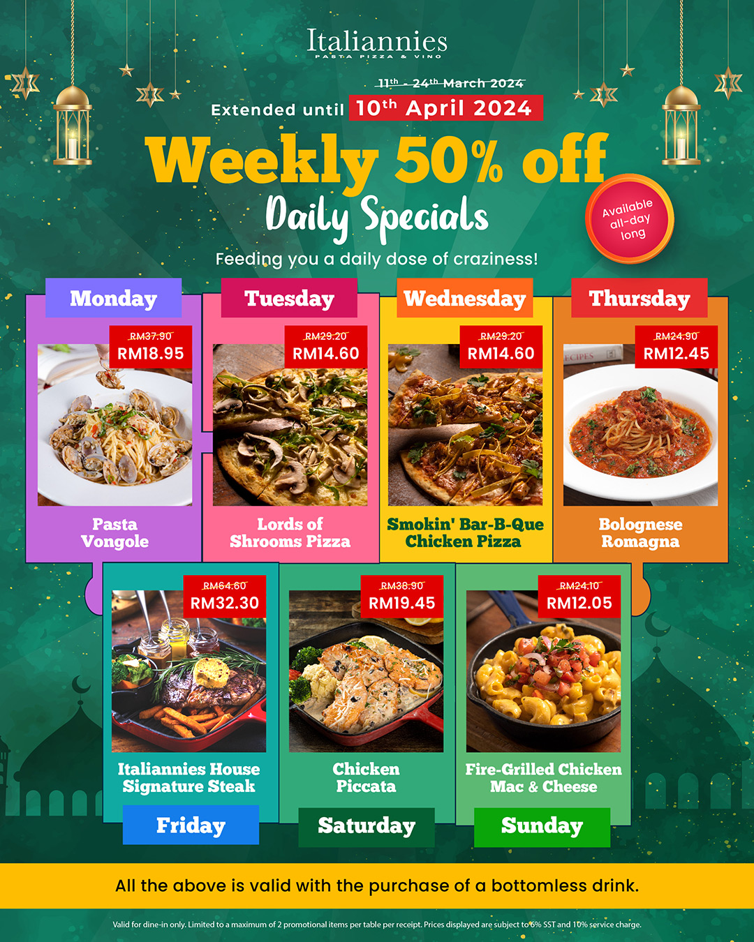 Weekly 50% Off