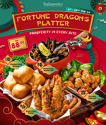 Fortune Dragons Platter