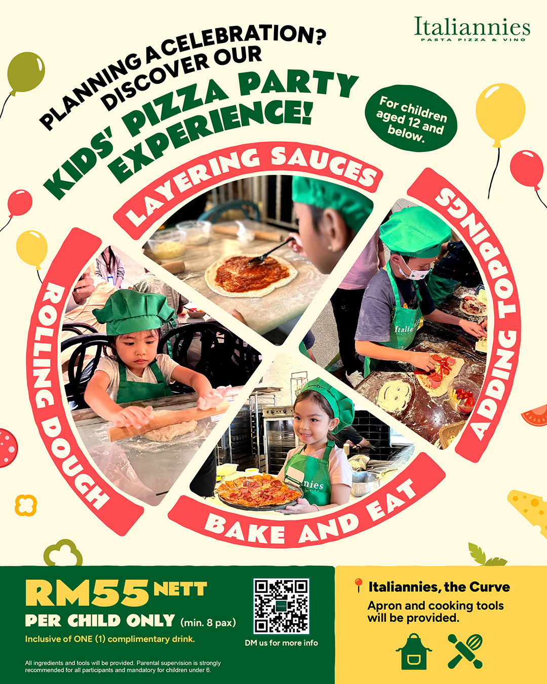 Kid's Pizza Party Experience