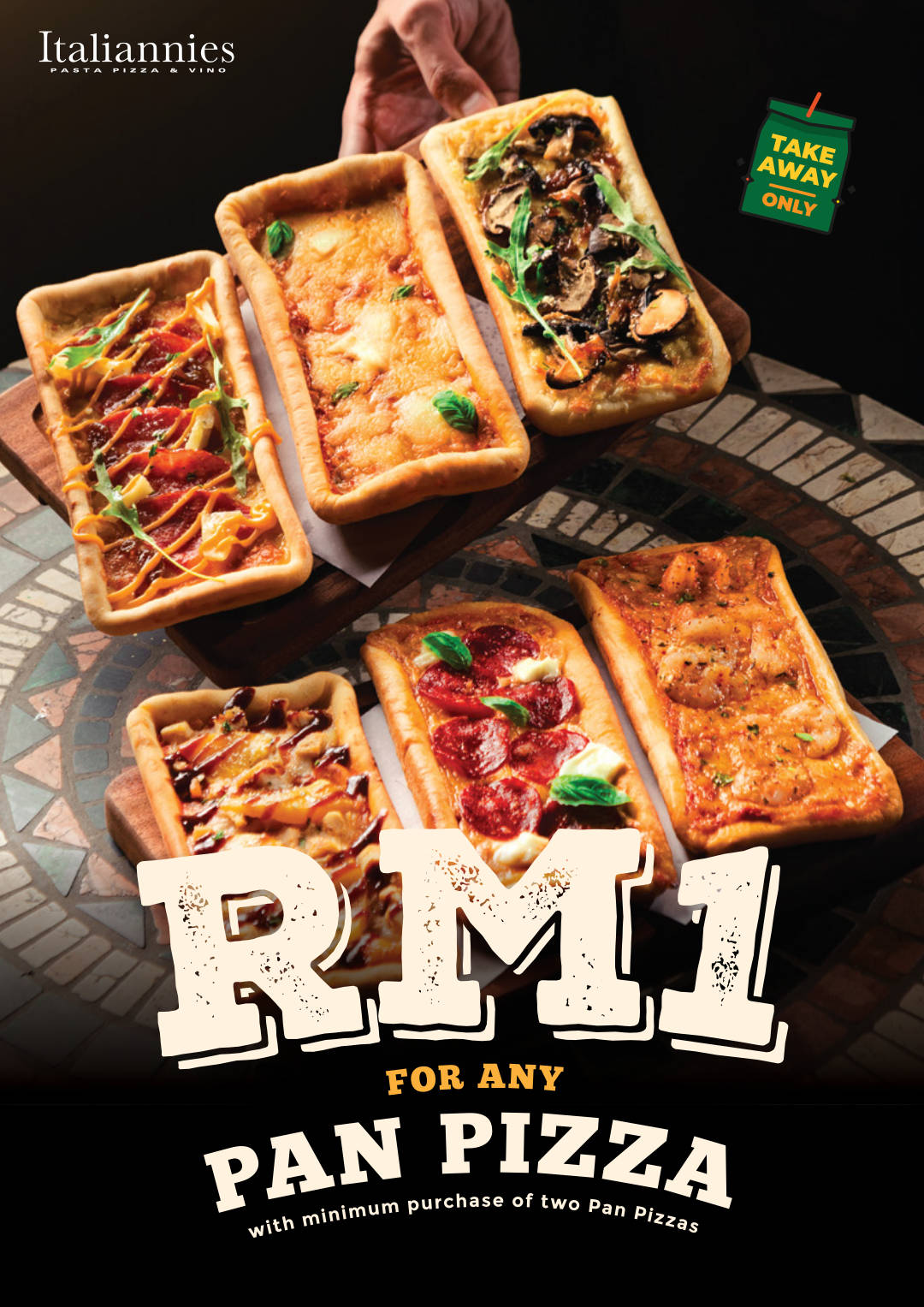 RM1 for any Pan Pizza