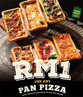 RM1 for any Pan Pizza