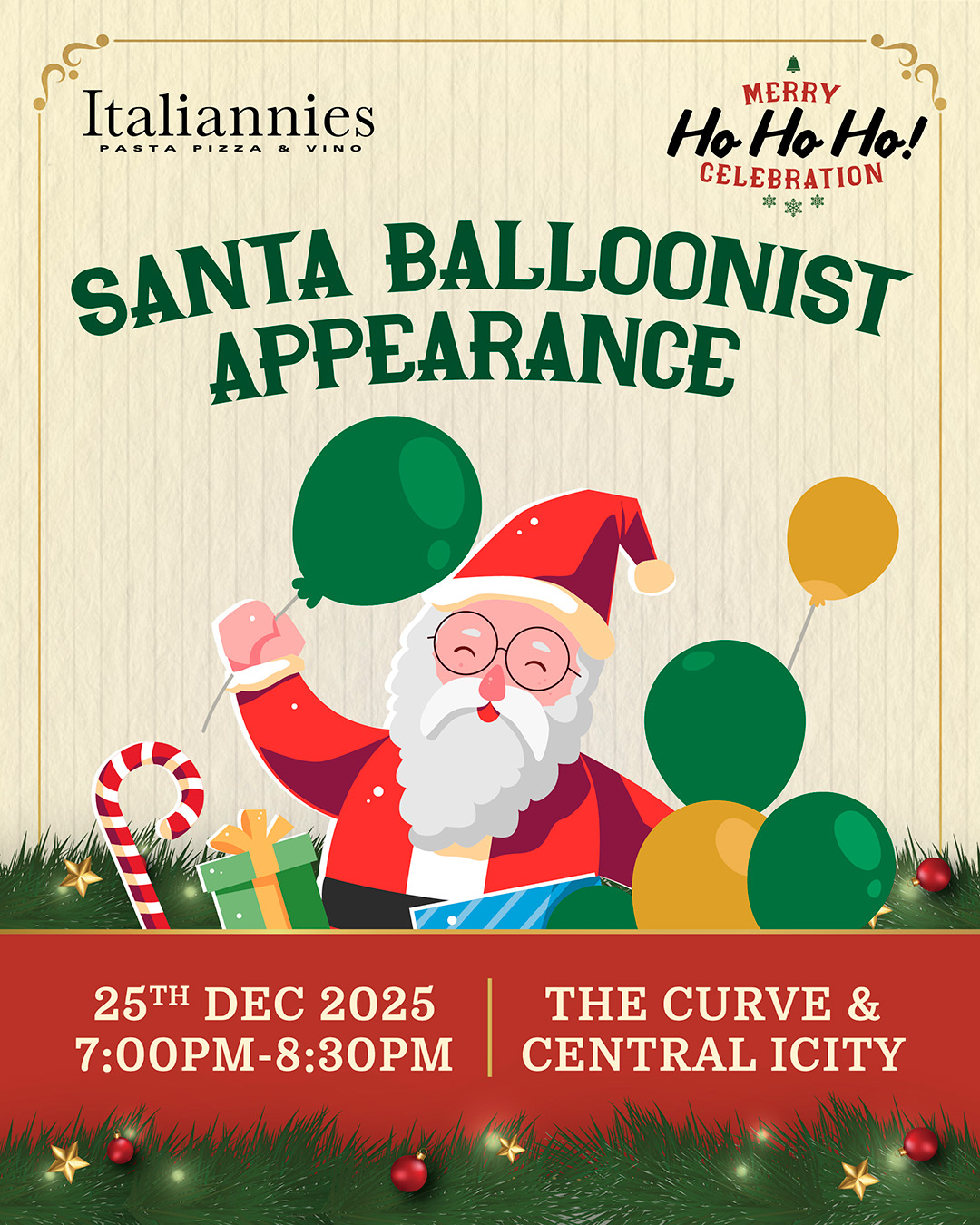 Santa Balloonist Appearance