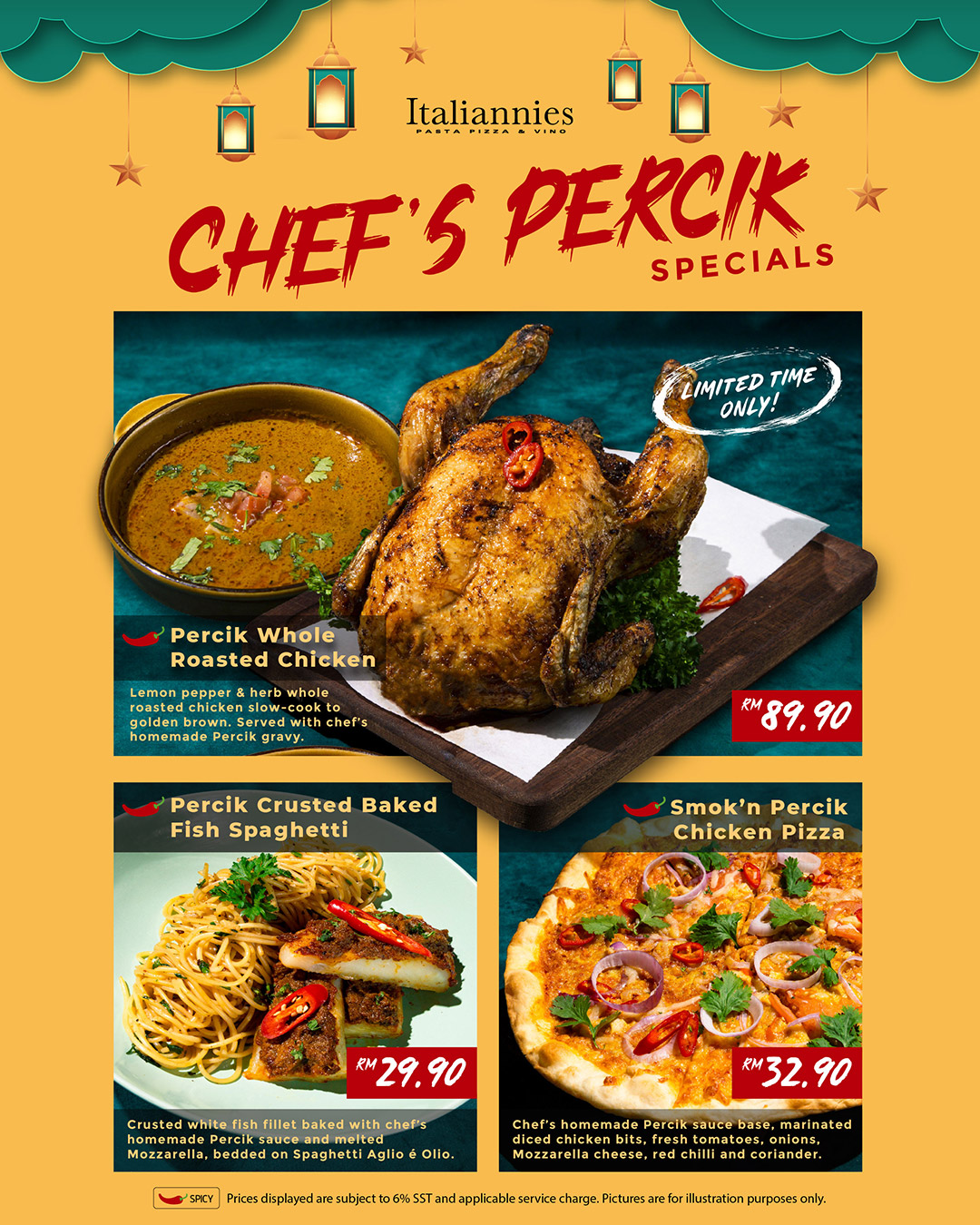 Chef's Percik Specials