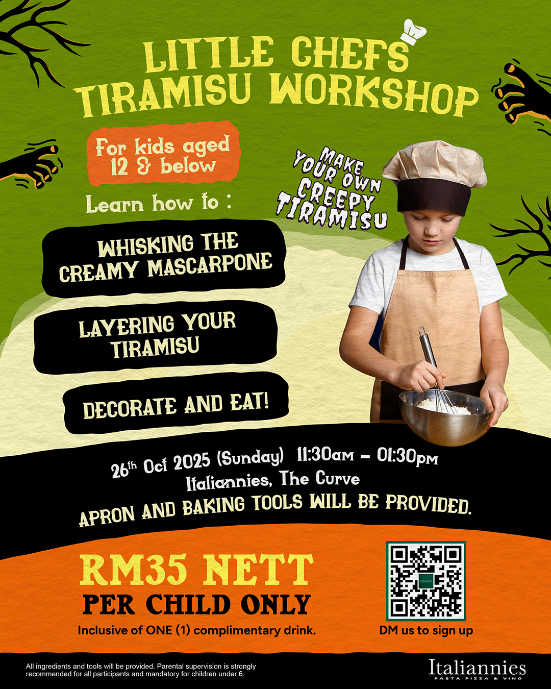 Little Chefs Tiramisu Workshop
